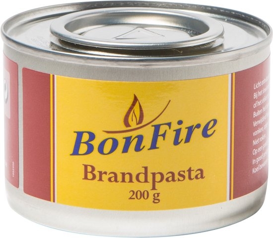 Brandpasta voor chafing Dish