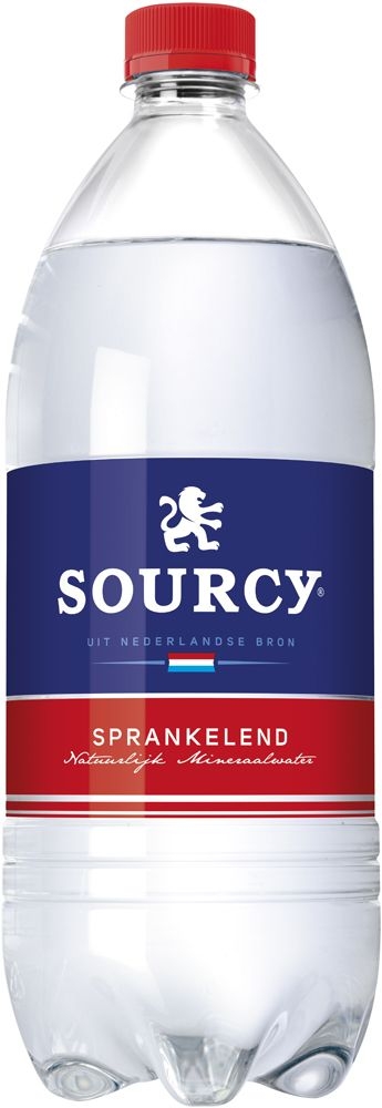 Sourcy Spa Rood, fles 1 ltr.