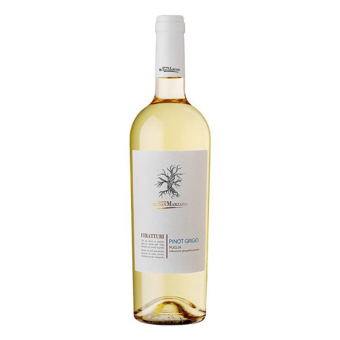 Pinot Grigio, San Marzano Tratturi, Wit droge, fles 0,75 ltr.